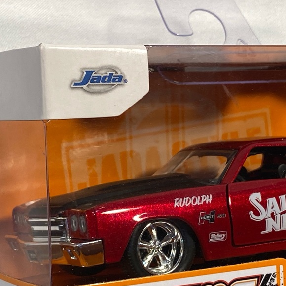 Jada BigTime Muscle Diecast 1970 Chevy Chevelle SS 1:32 Saint Nick Xmas Racing - Picture 7 of 8